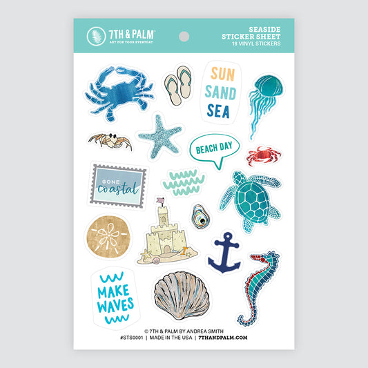 Seaside Sticker Sheet
