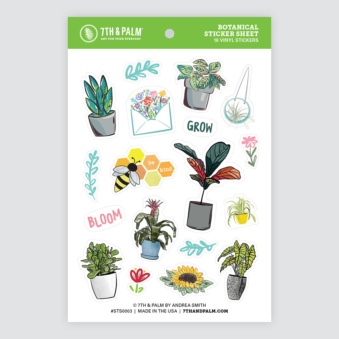 Botanical Sticker Sheet