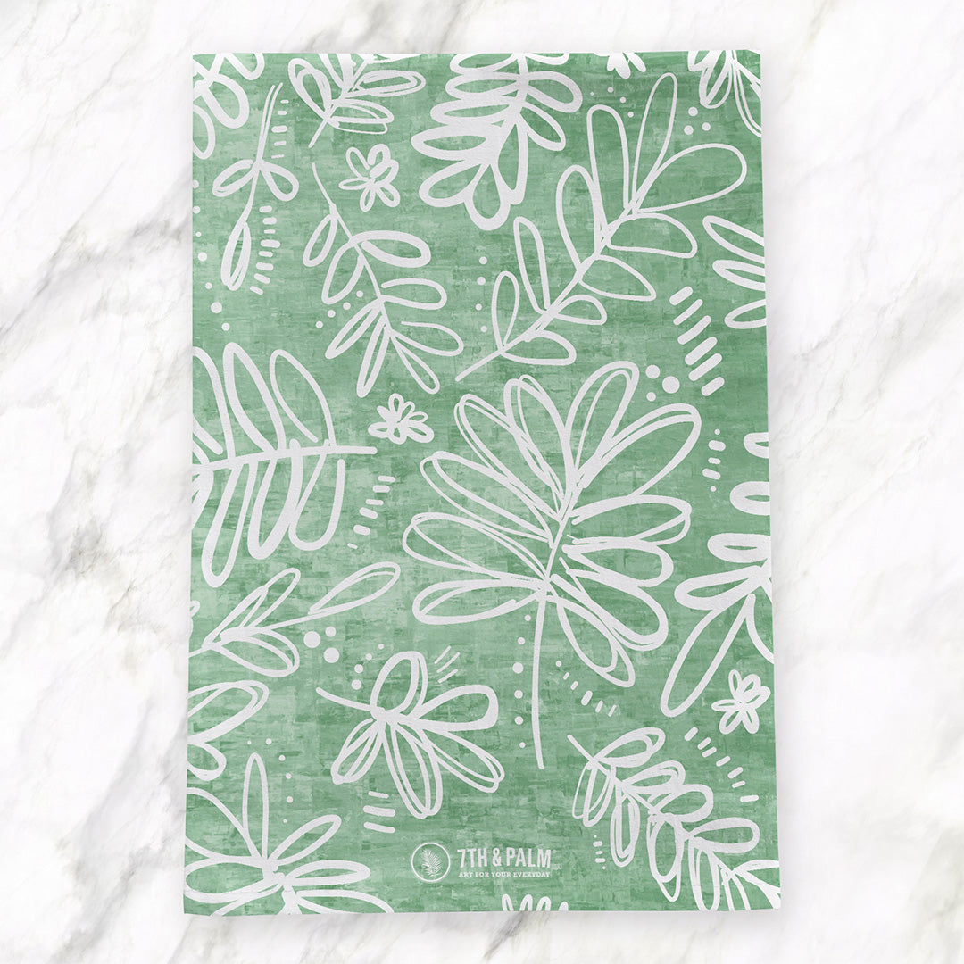 Palm Fronds Tea Towel