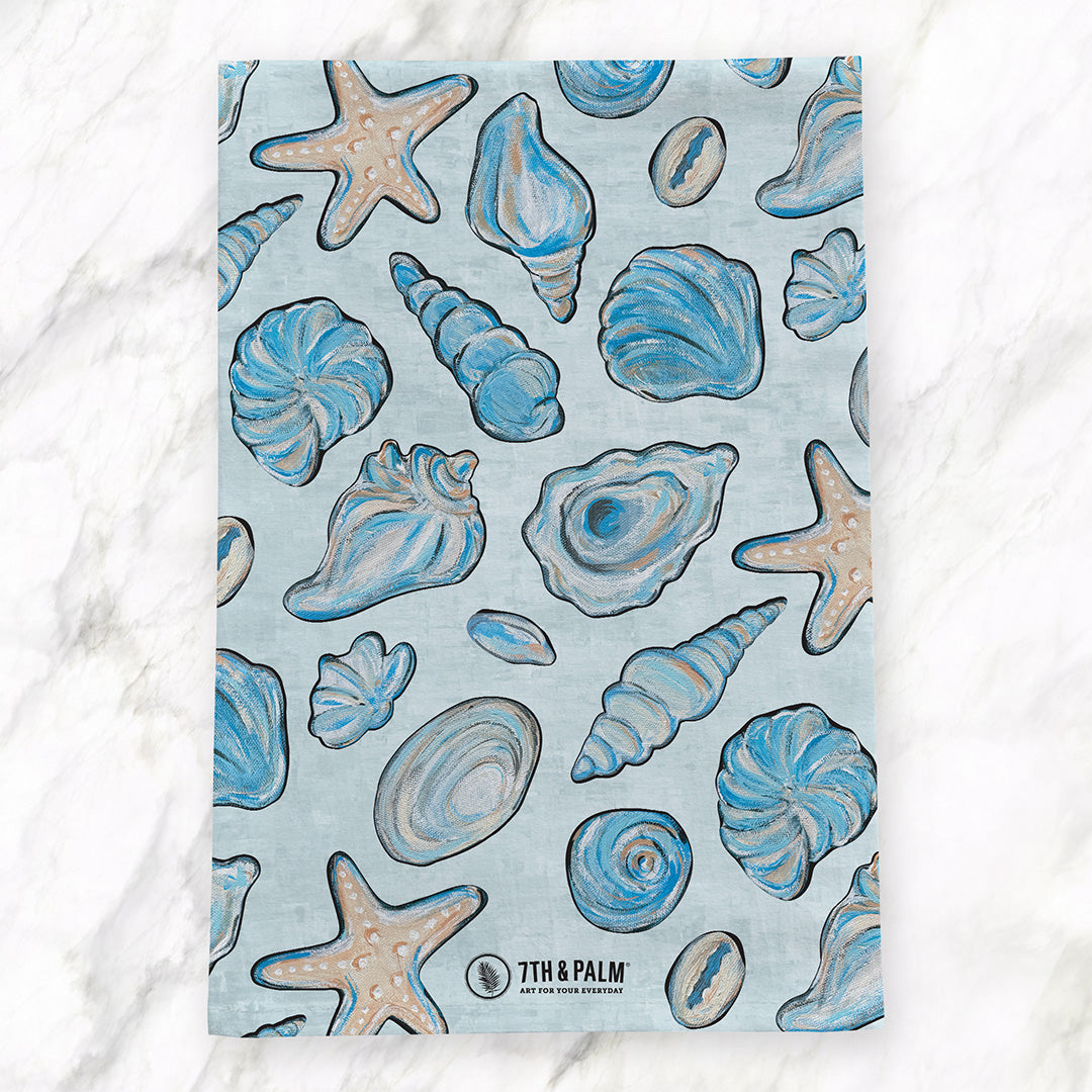 Seashells Tea Towel