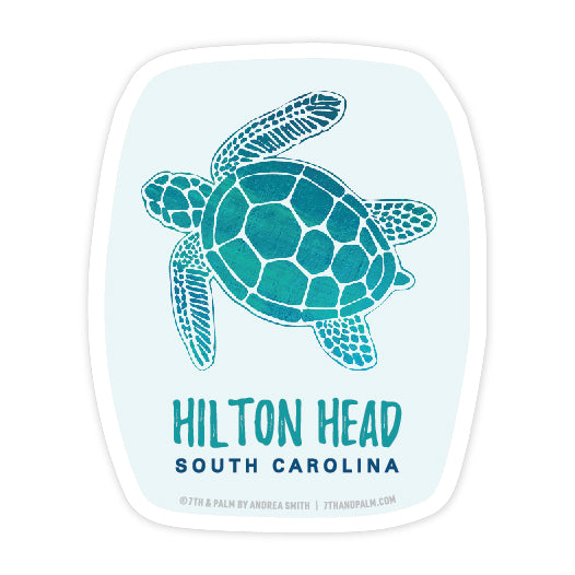 Hilton Head Sea Turtle Sticker