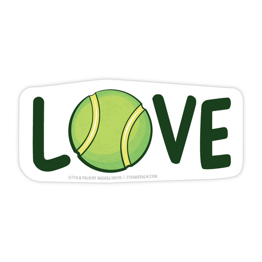 Tennis Love Sticker