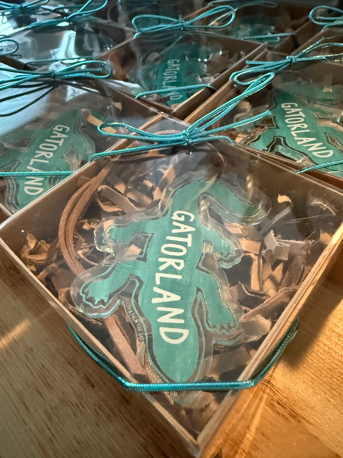 Custom Wood Ornament with Gift Box (50)