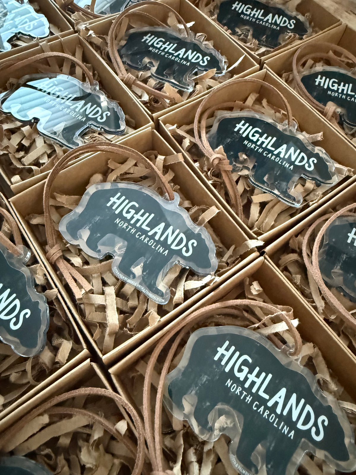 Custom Wood Ornament with Gift Box (50)