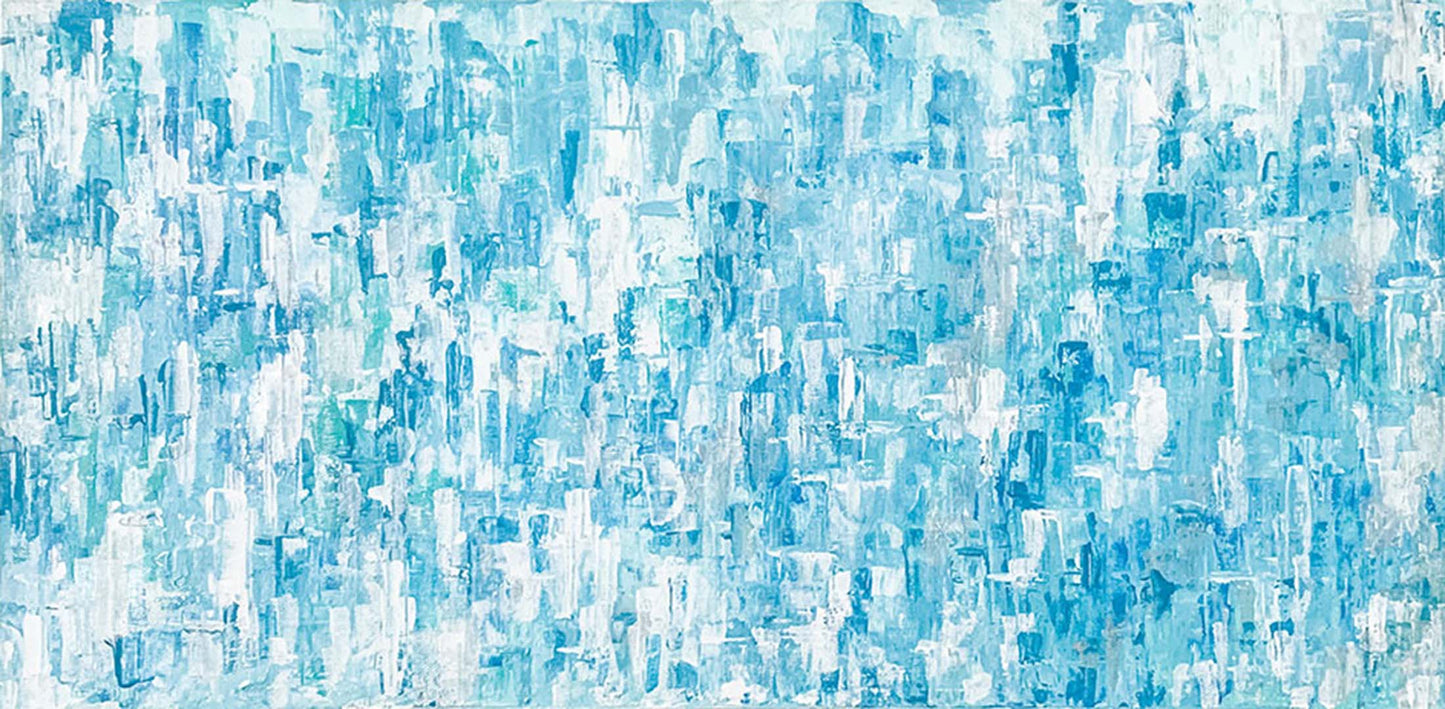 Travel Blues, 12" x 24"
