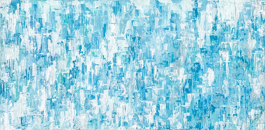 Travel Blues, 12" x 24"