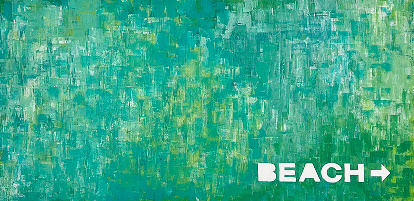 To the Beach, 24” x 48"
