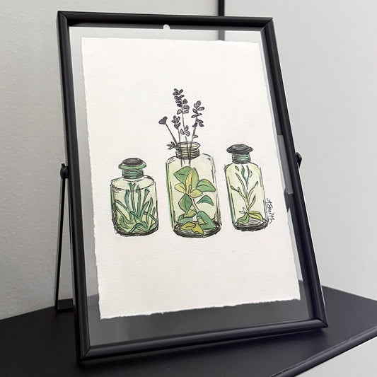 Herbology Watercolor Painting
