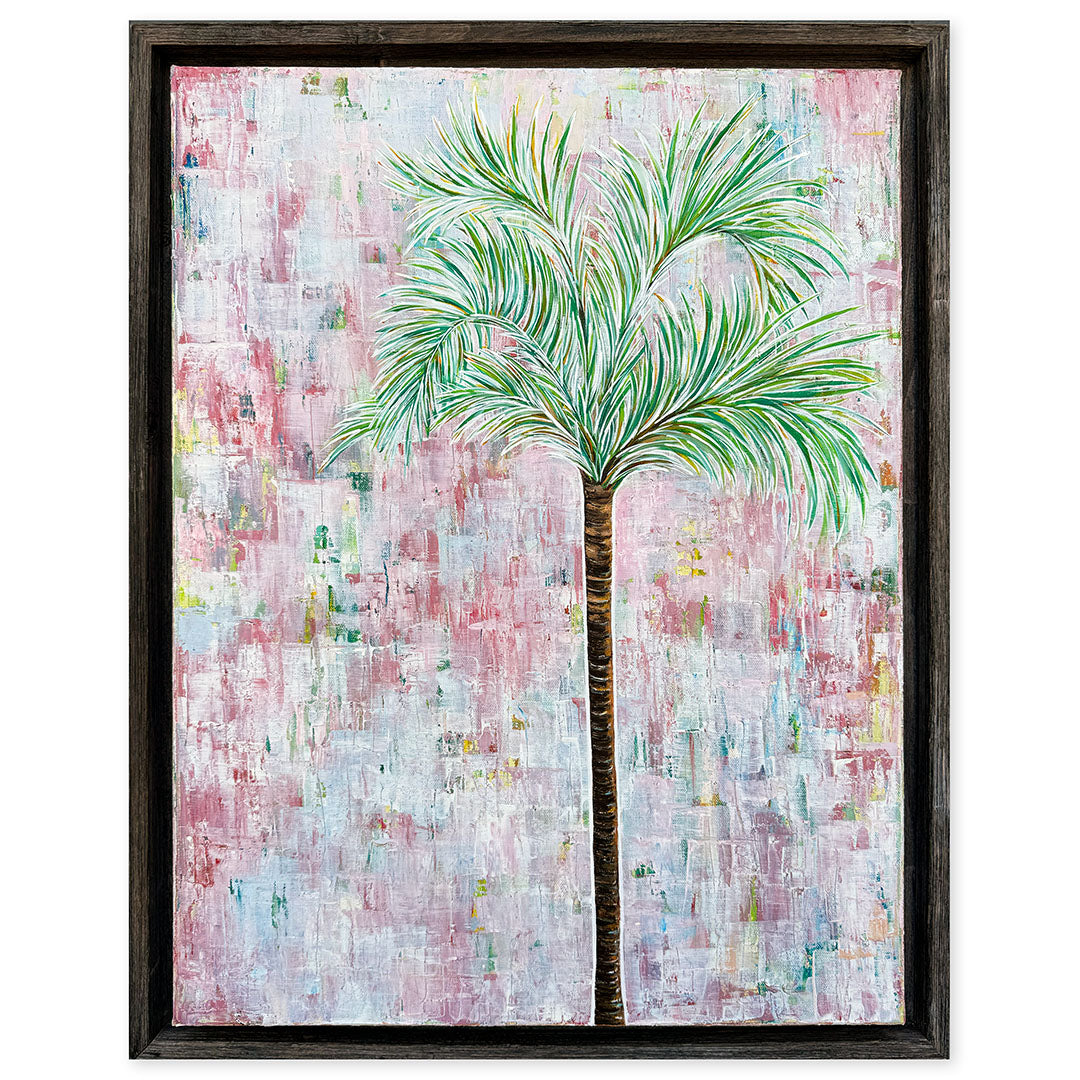 Blushing Palm, 24" x 18"