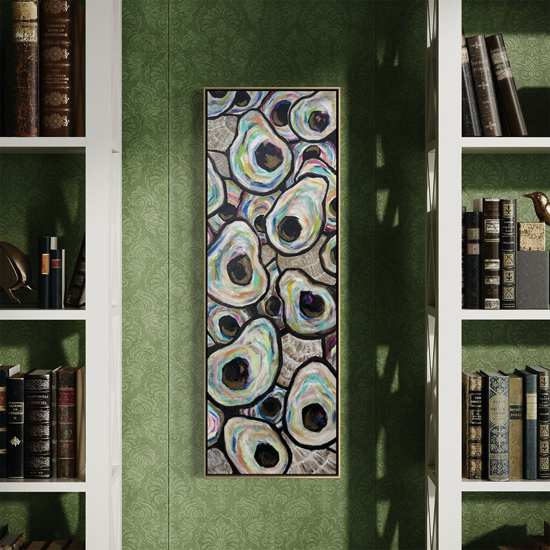 Golden Oyster Hour, 36" x 12"