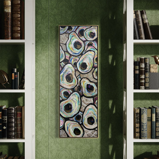 Golden Oyster Hour, 36" x 12"