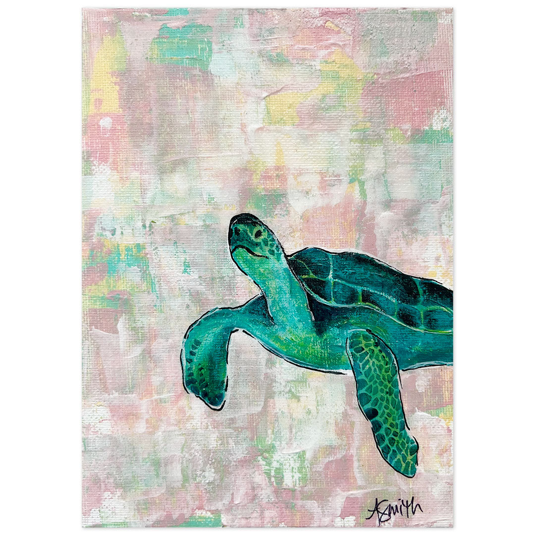 Sea Turtle, 7x5"