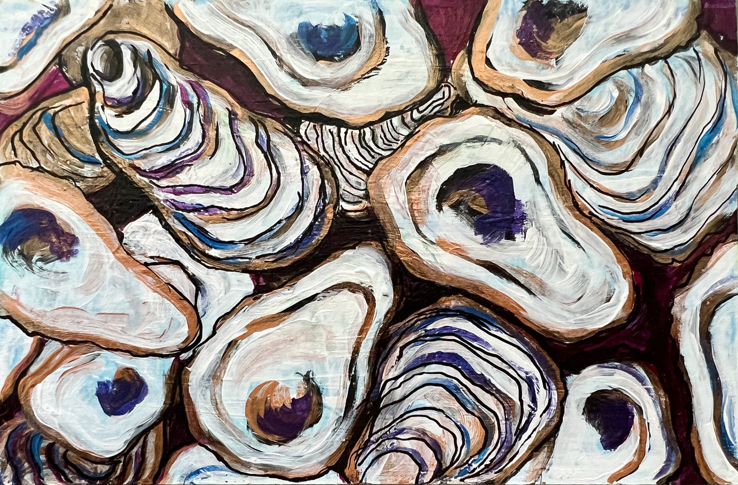 Oyster Shells, 7x5"