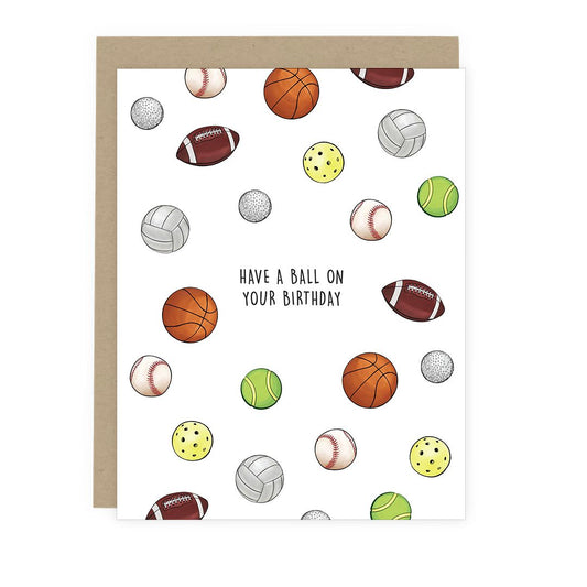 Have A Ball Birthday Card