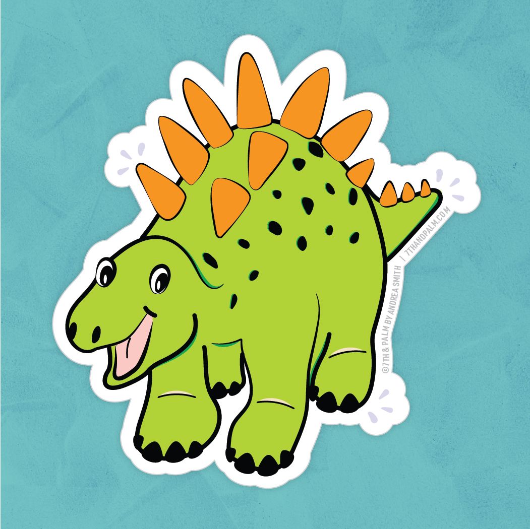 Stegosaurus Sticker