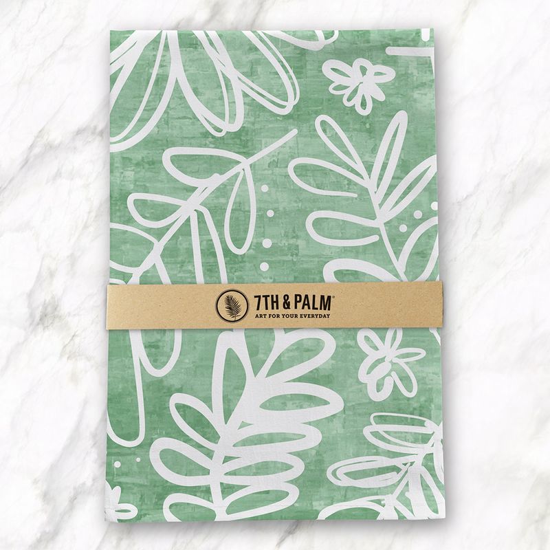 Palm Fronds Tea Towel