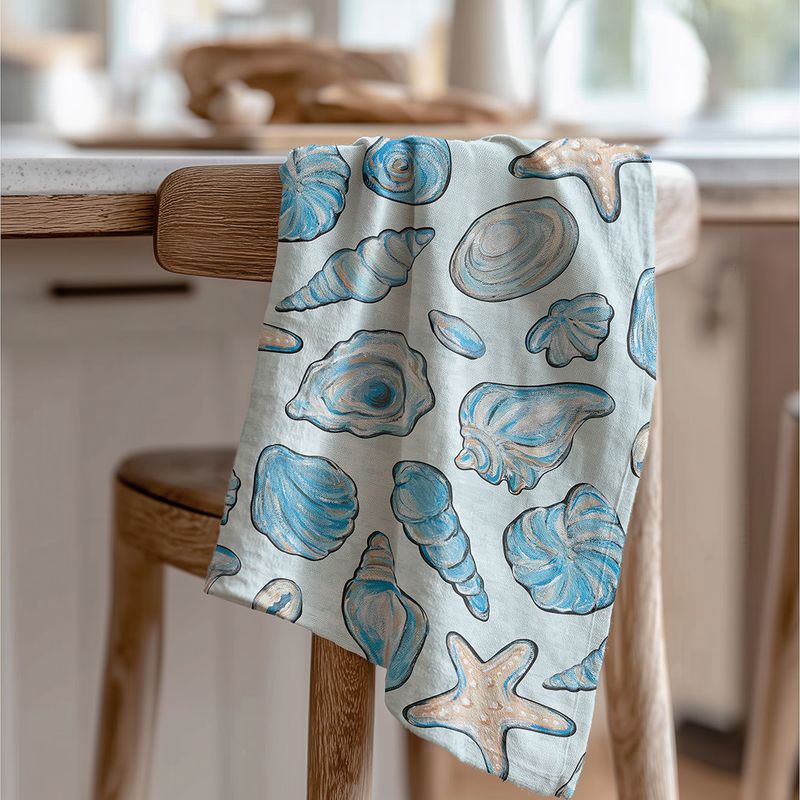 Seashells Tea Towel