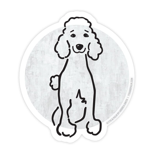 Poodle Sticker