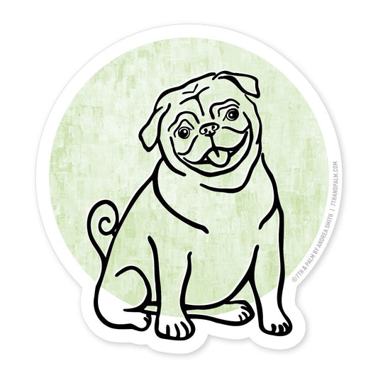 Pug Sticker