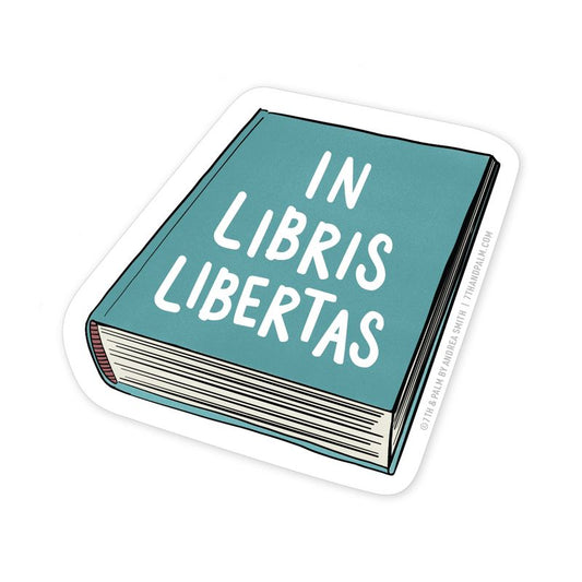 In Books Freedom Sticker