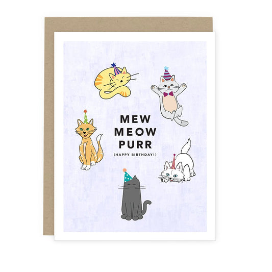 Party Cats Birthday Card