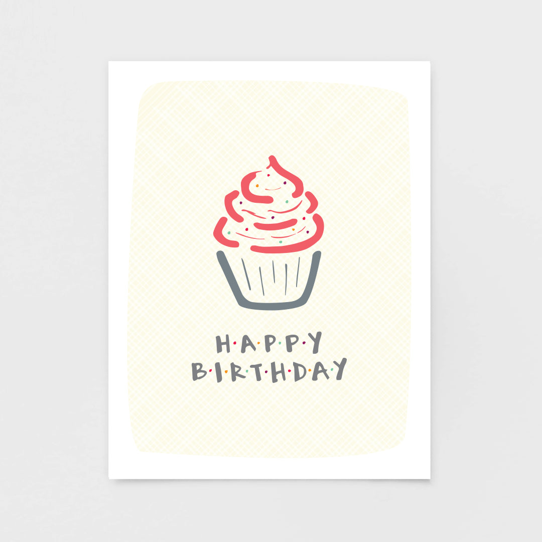 Cupcake Birthday Card | Luxe Greeting Cards by 7th & Palm