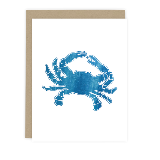 Blue Crab Note Card
