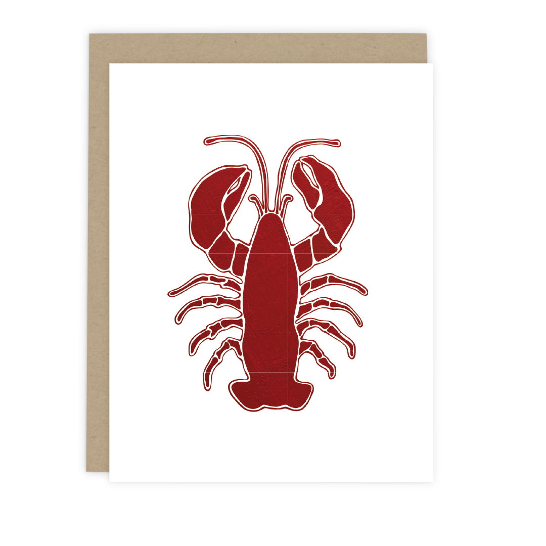 Lobster Note Card