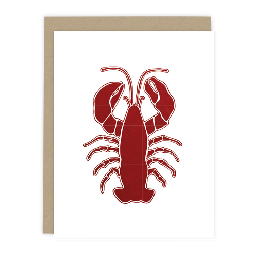 Lobster Note Card