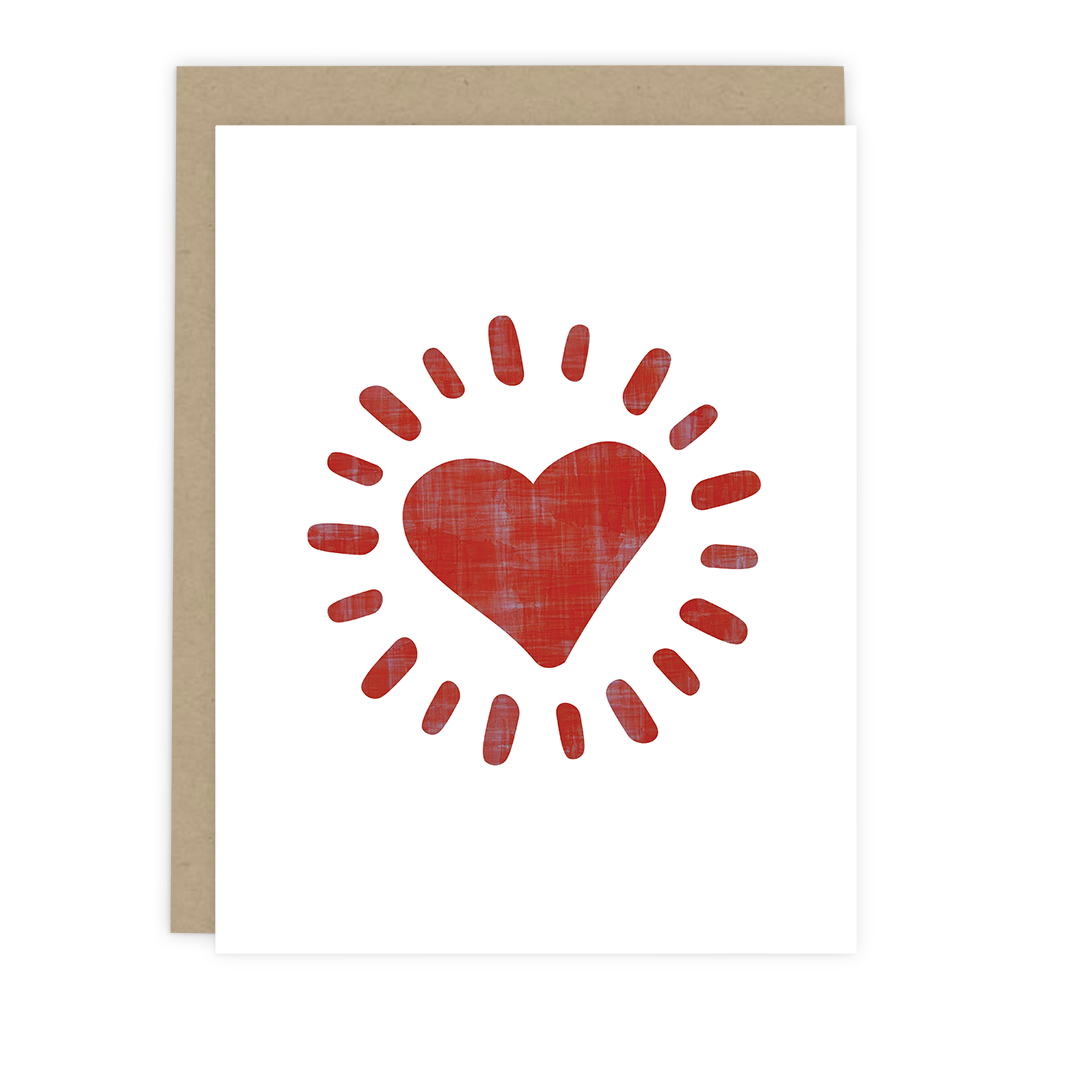 Radiant Heart Note Card