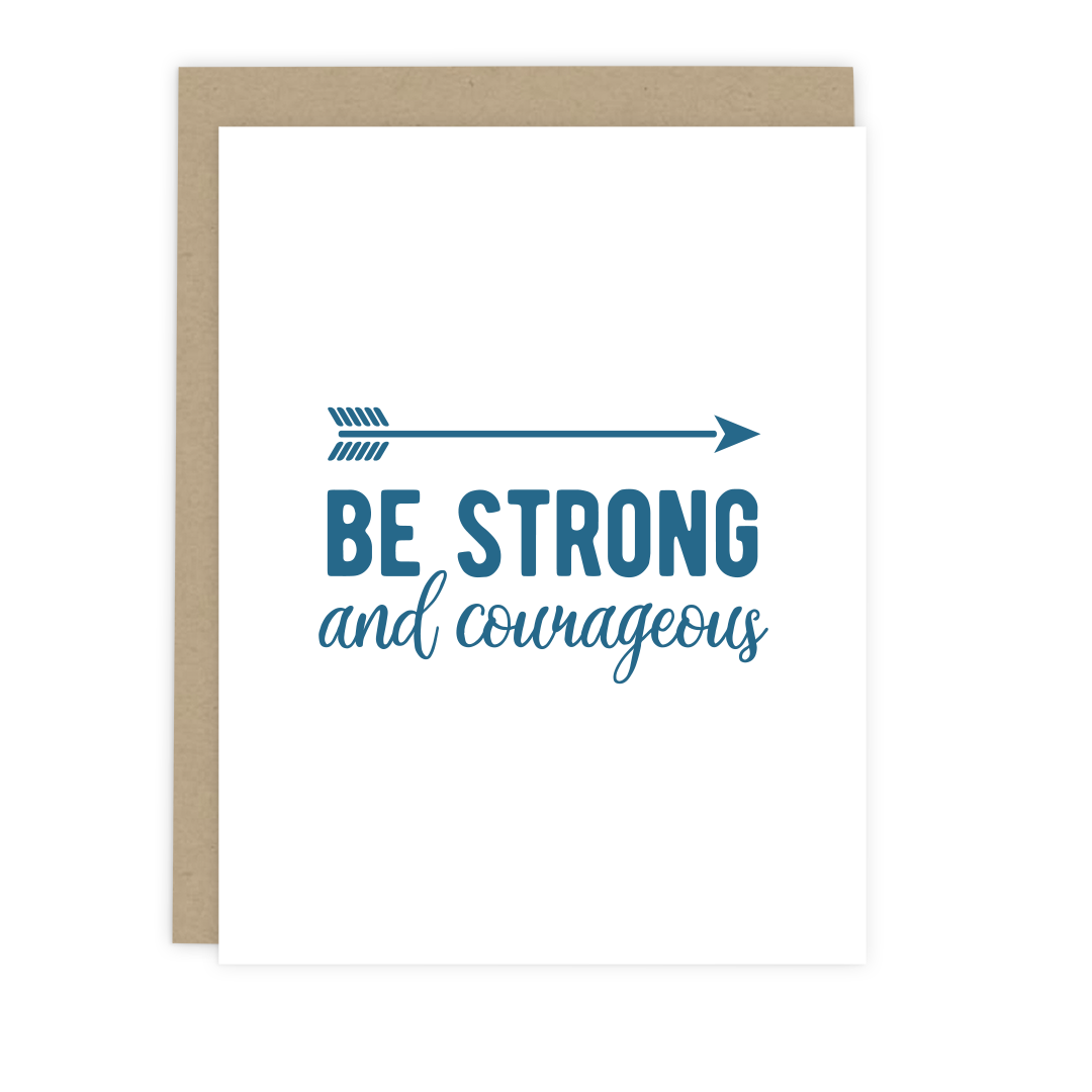 Be Strong Note Card