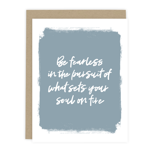 Be Fearless Note Card