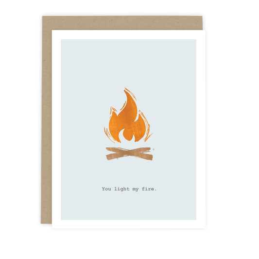 You Light My Fire Note Card