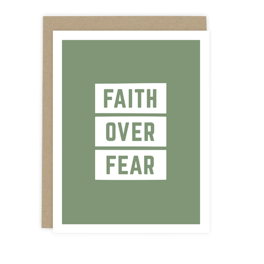 Faith Over Fear Card