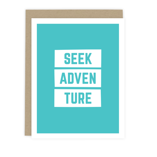 Seek Adventure Note Card