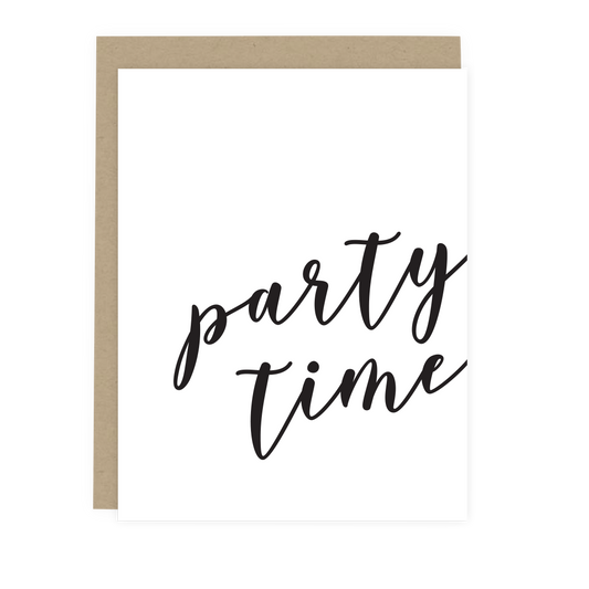 Party Time Script Card