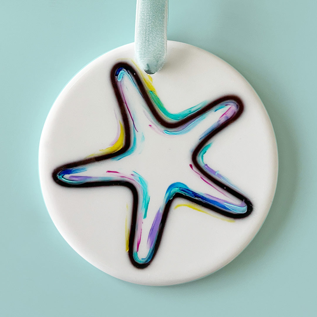Sea Star Ceramic Ornament