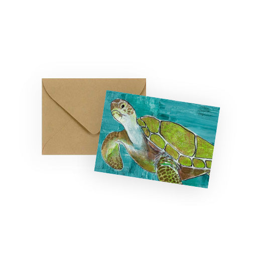 Sea Turtle Mini Enclosure Card Set