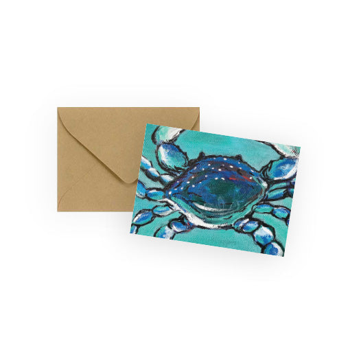 Blue Crab Mini Enclosure Card Set