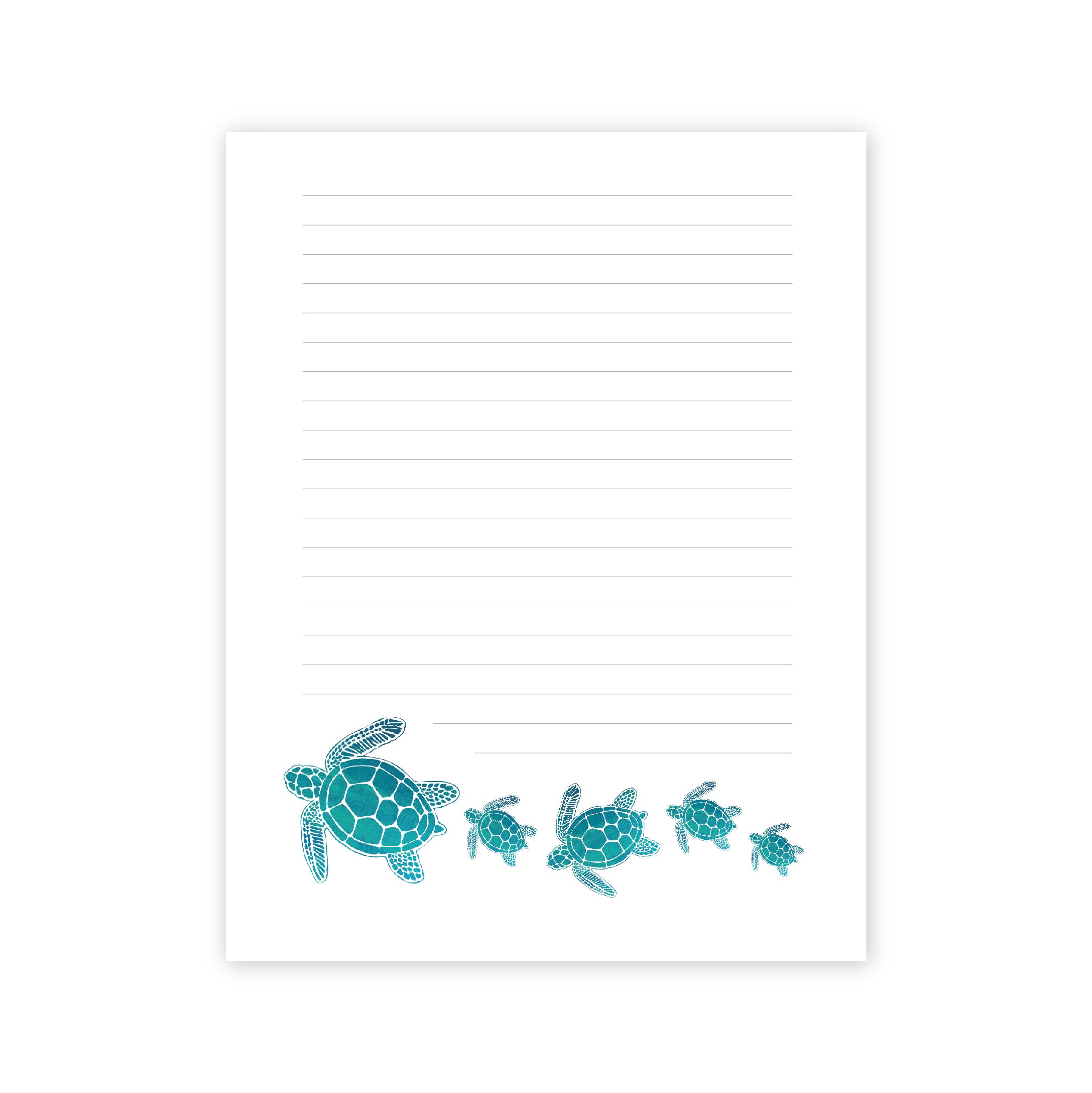 Sea Turtles Notepad | 7th & Palm by Andrea Smith