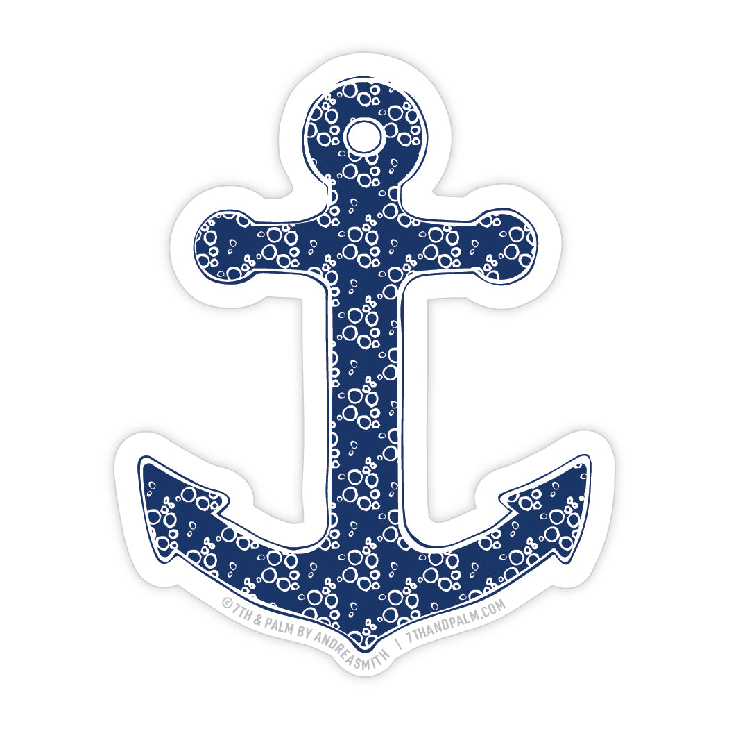 Anchor Sticker | Greeting Cards, Stationery & Gifts by 7th & Palm