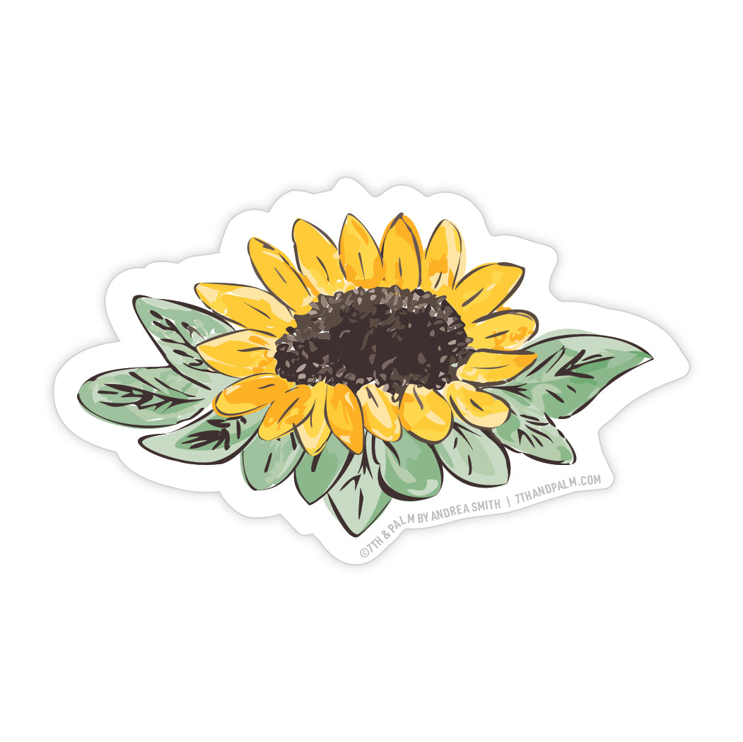 Sunflower Sticker