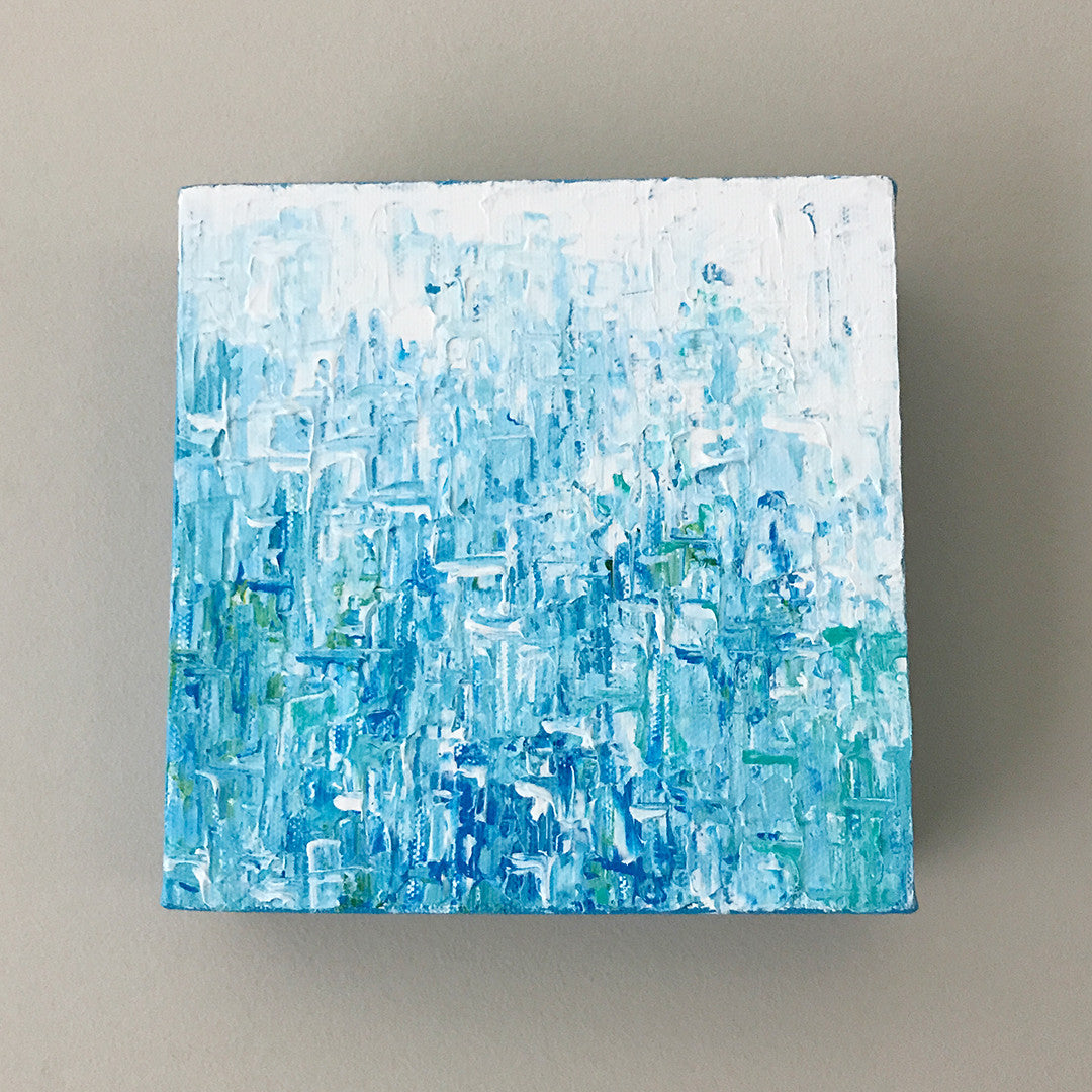 Spa Day, Abstract Acrylic Painting by Andrea Smith