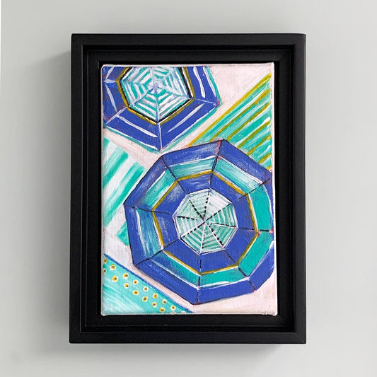 Aerial Umbrellas I, 5x7"