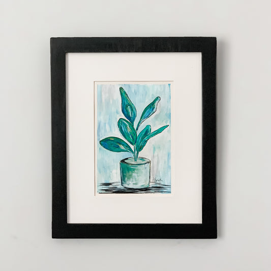 Rubber Tree, 4x6"