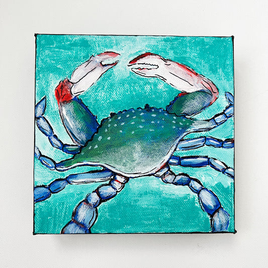 Blue Crab, 6x6"