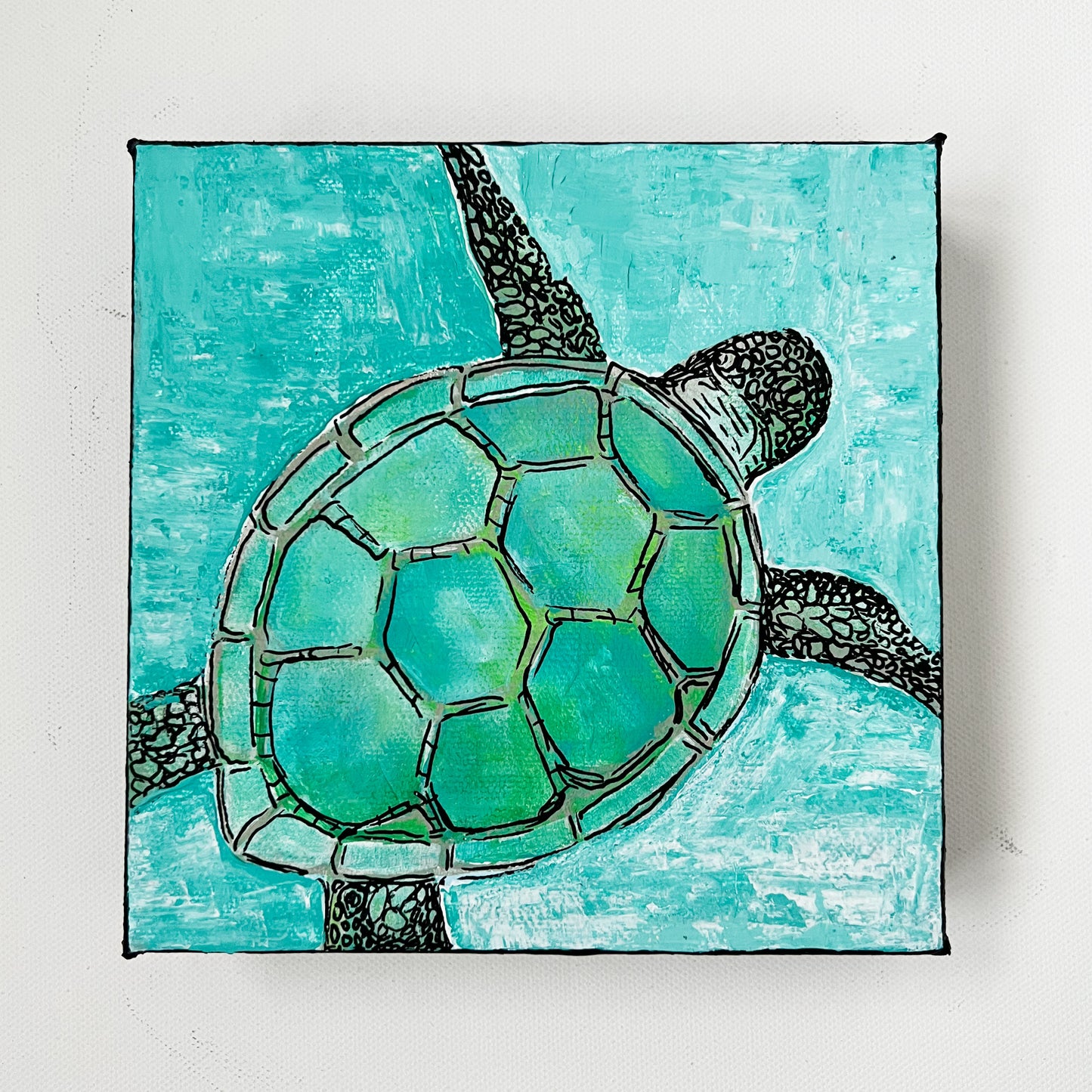 Sea Turtle, 6x6"