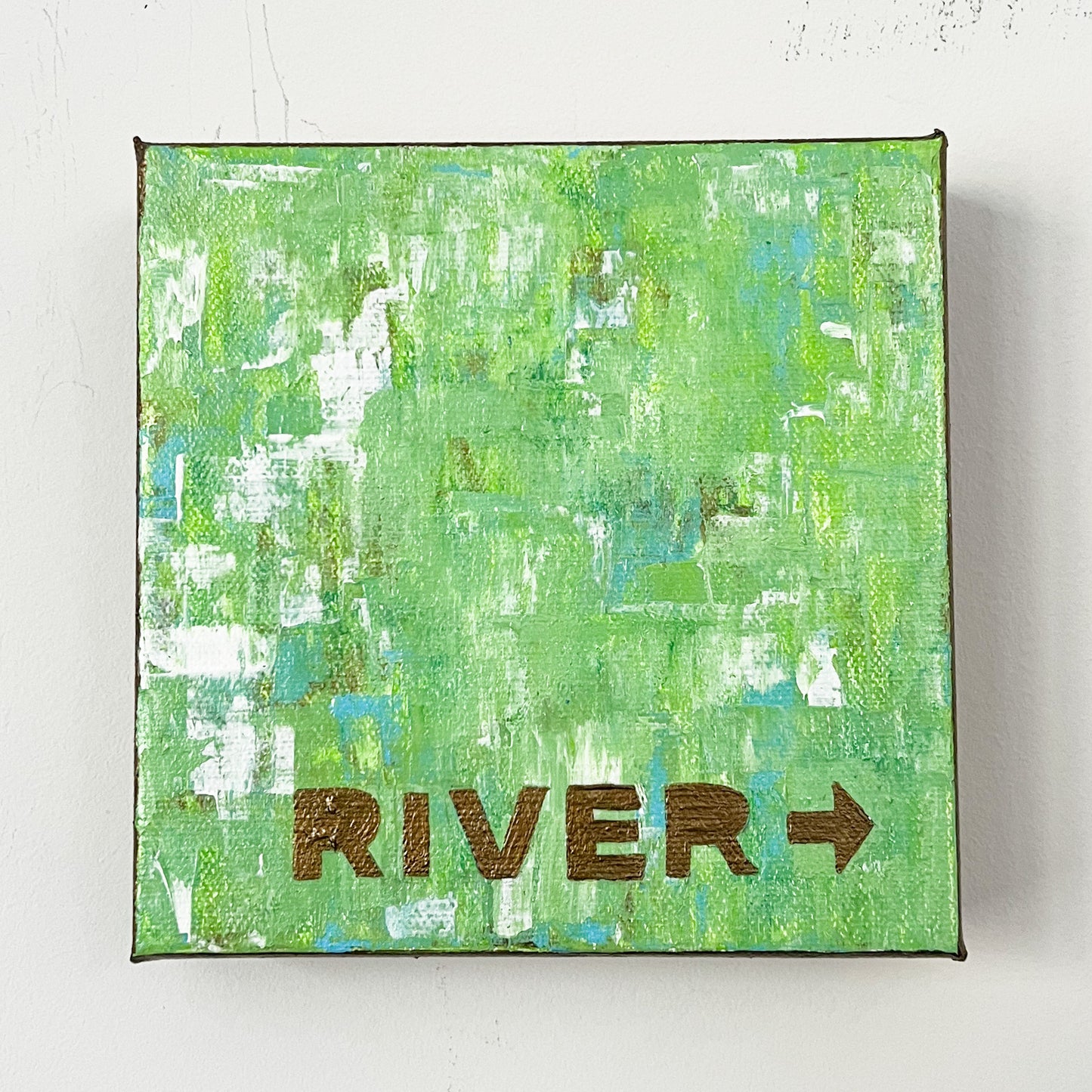 To The River, 6x6"