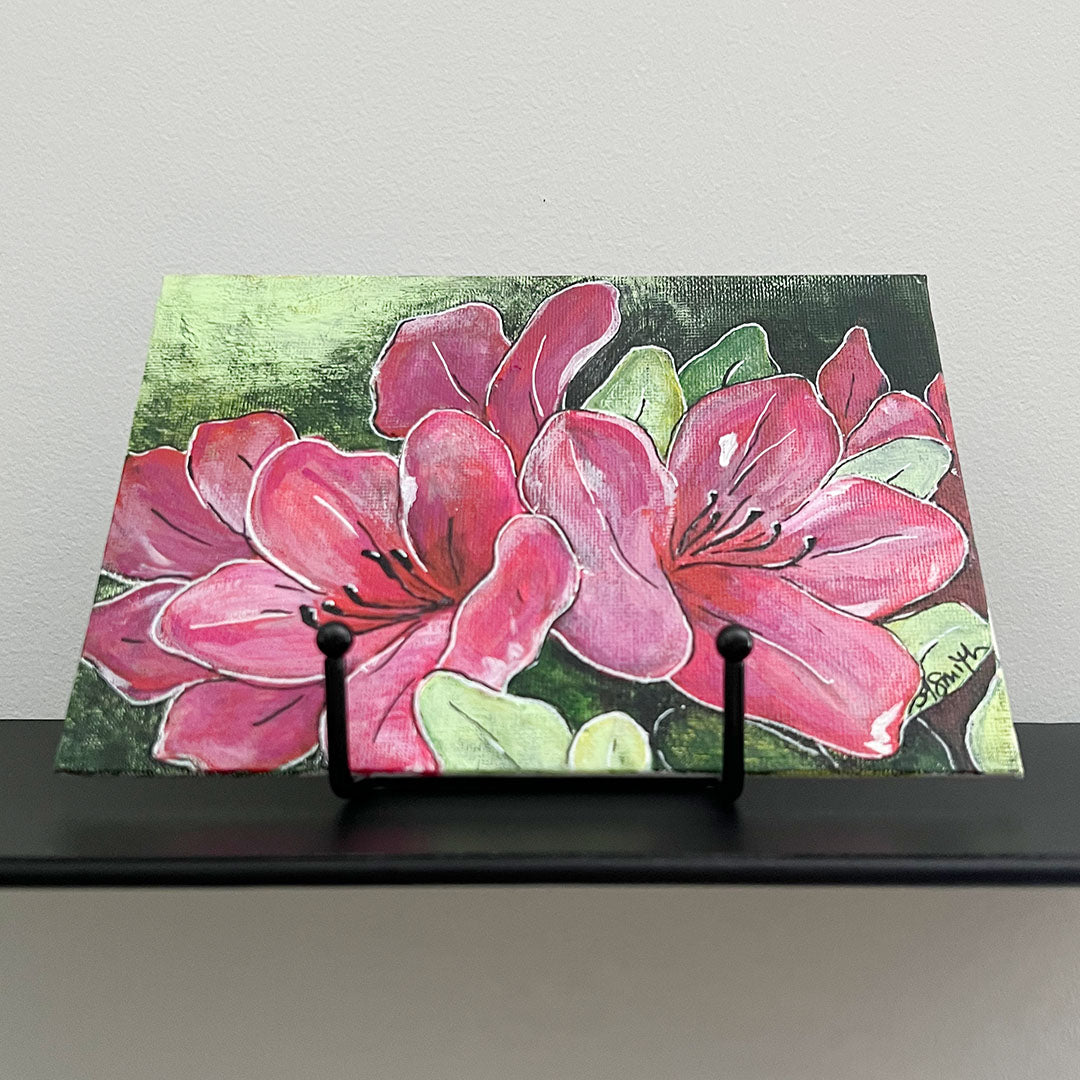 Azaleas I, 5x7"