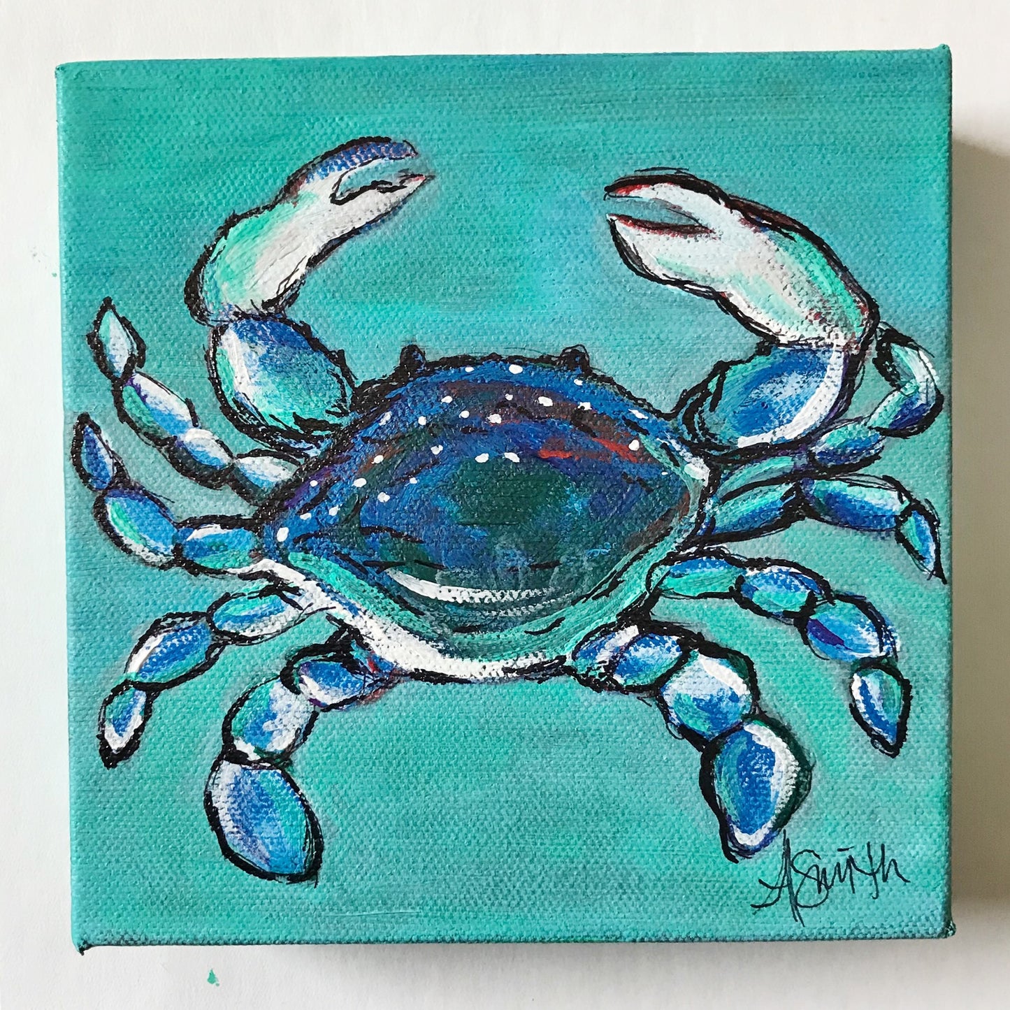 Little Crab, 6x6"